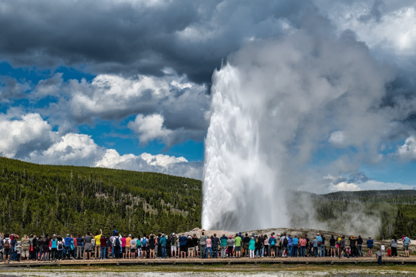 Géiser en Yellowstone